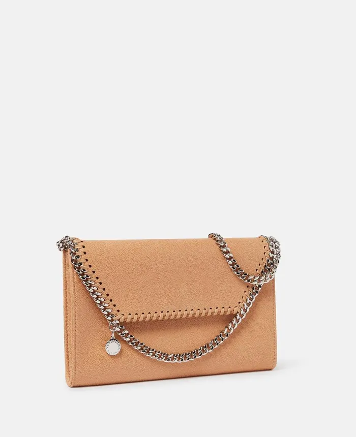 Stella McCartney Falabella Mini Crossbody Bag Fawn Women Mini Bags And Clutches Stella McCartney Falabella Mini Crossbody Bag Fawn Women Mini Bags And Clutches