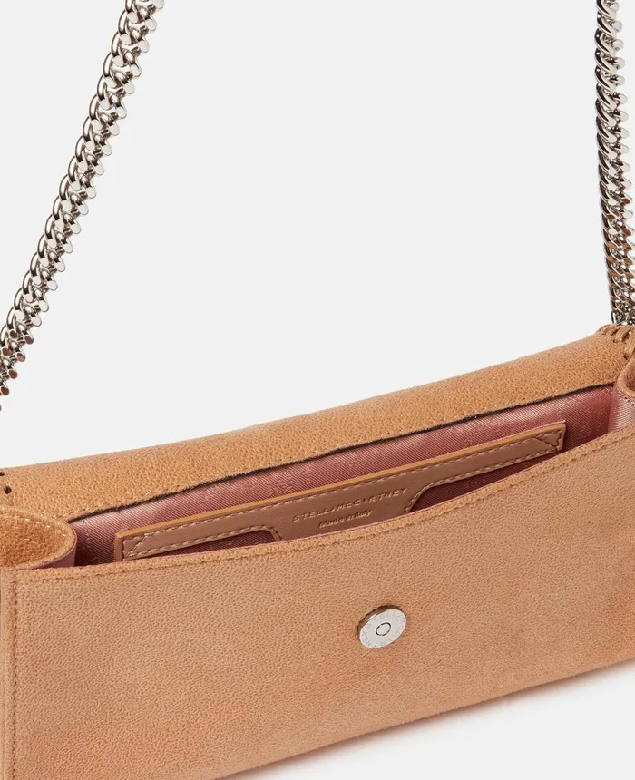 Stella McCartney Falabella Mini Crossbody Bag Fawn Women Mini Bags And Clutches Stella McCartney Falabella Mini Crossbody Bag Fawn Women Mini Bags And Clutches