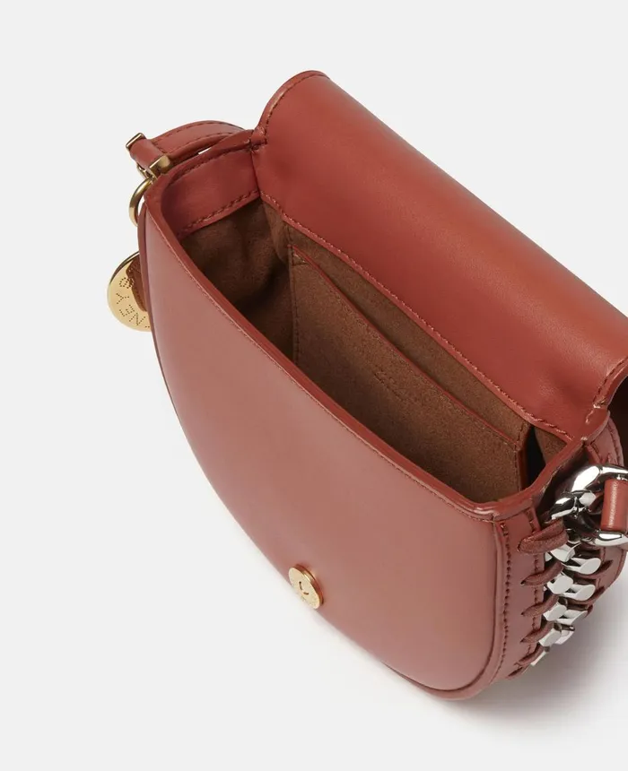 Stella McCartney Frayme Small Flap Shoulder Bag Brick Women Frayme Bag