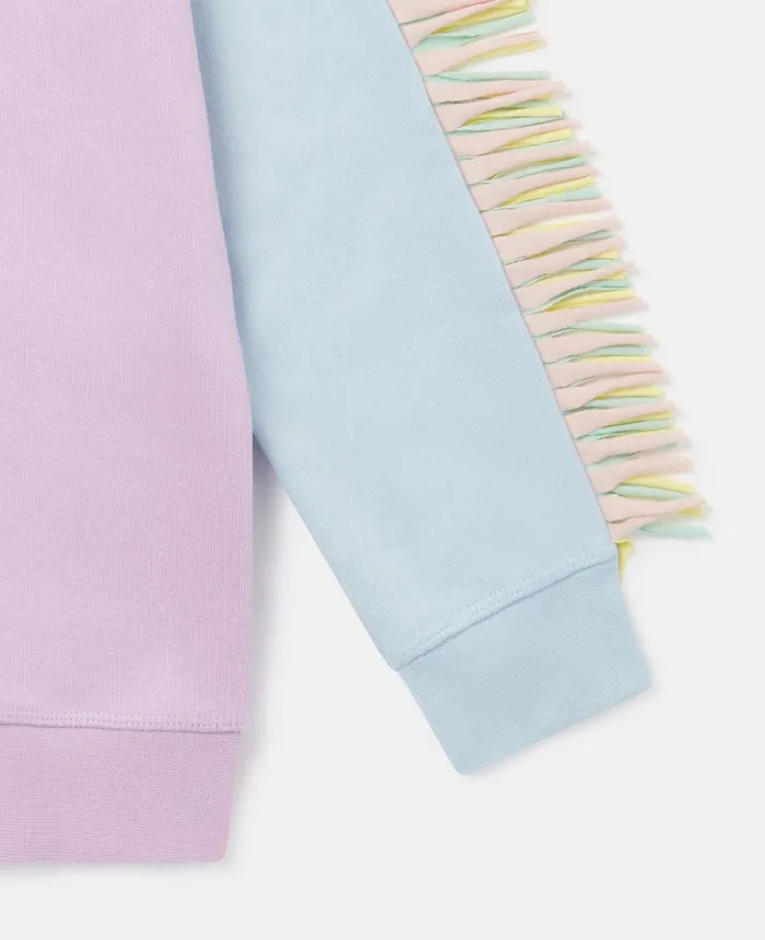 Stella McCartney Rainbow Unicorn Zip Hoodie Blue Kids Sweaters and Cardigans Stella McCartney Rainbow Unicorn Zip Hoodie Blue Kids Sweaters and Cardigans