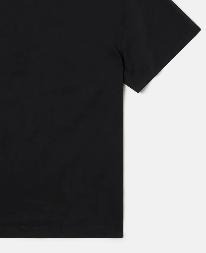 Stella McCartney Stella Logo Active Oversized TShirt Black Kids TShirts And Sweatshirt Stella McCartney Stella Logo Active Oversized TShirt Black Kids TShirts And Sweatshirt