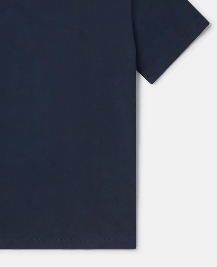 Stella McCartney Stella Logo TShirt Navy Kids TShirts And Sweatshirt