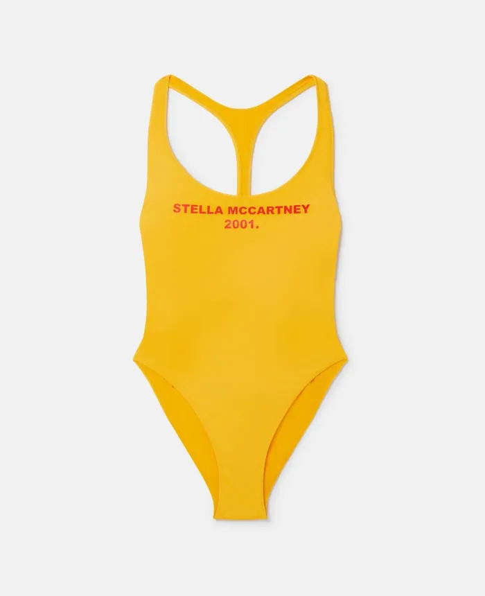 Stella McCartney Stella McCartney 2001 Print Swimsuit Yellow Women Swimwear