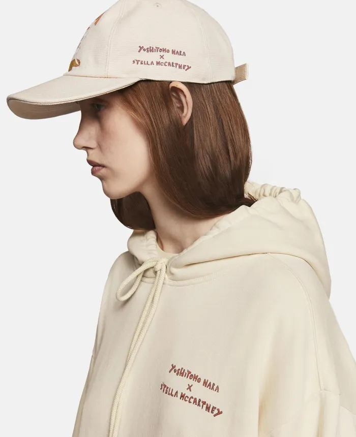 Stella McCartney Stop The Bombs Print Hoodie Natural WomenMen Sweatshirts