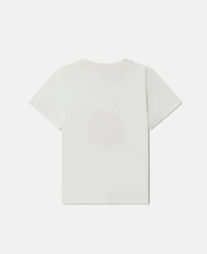 Stella McCartney Sunshine Monster TShirt White Kids TShirts And Sweatshirt