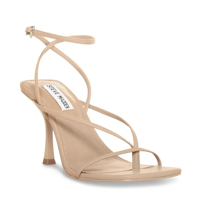Steve Madden Annie Natural Womens Heels