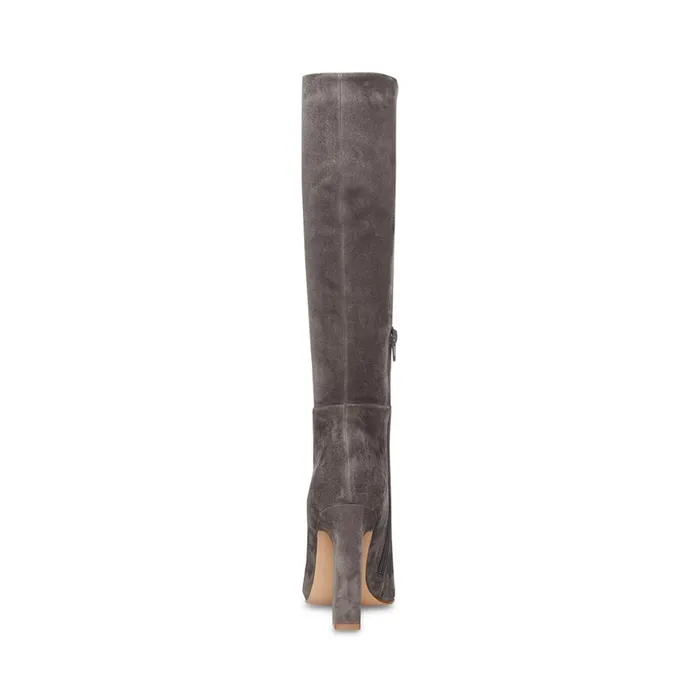 Steve Madden Archers Grey Suede Womens Boots and Booties