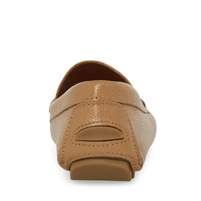 Steve Madden Baz Sand Leather Mens Loafers