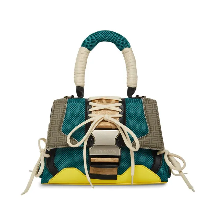 Steve Madden Bdiego Teal Multi Womens Crossbody Bags