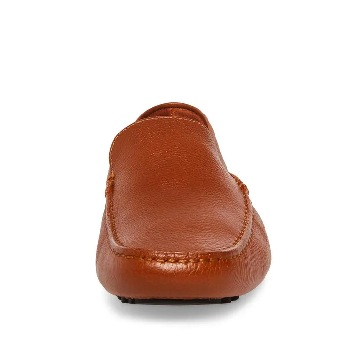 Steve Madden Bergamo Tan Leather Mens Loafers Steve Madden Bergamo Tan Leather Mens Loafers
