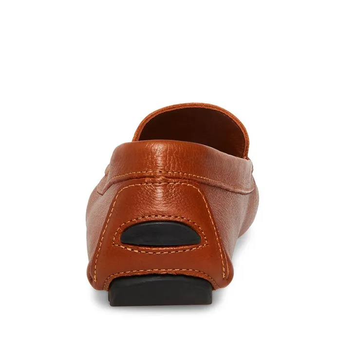 Steve Madden Bergamo Tan Leather Mens Loafers Steve Madden Bergamo Tan Leather Mens Loafers