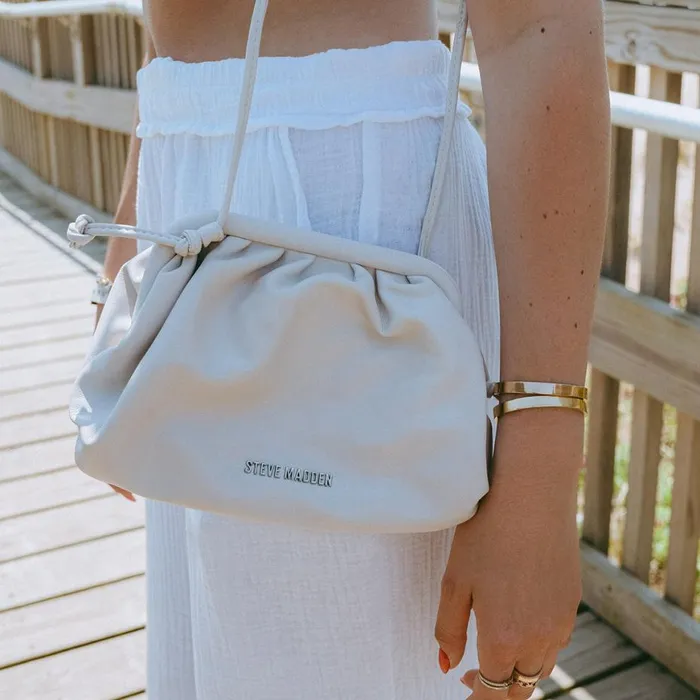 Steve Madden Bnikki Bone Womens Crossbody Bags