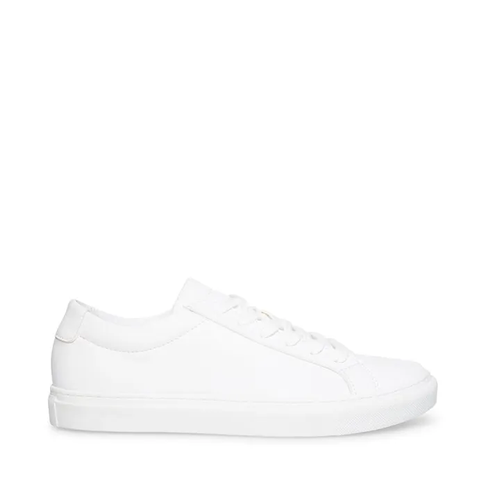 Steve Madden Bolo White Mens Sneakers