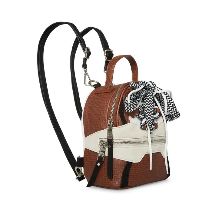 Steve Madden Broaring Brown Multi Womens Belt Bags and Backpacks