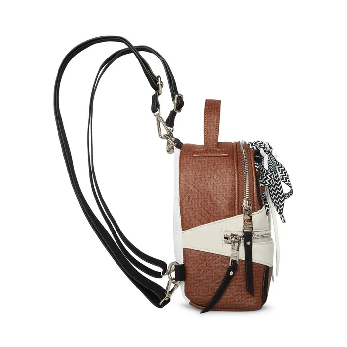 Steve Madden Broaring Brown Multi Womens Belt Bags and Backpacks