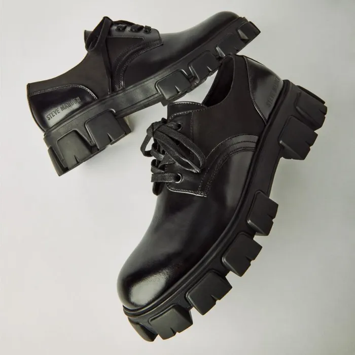 Steve Madden Cesare Black Leather Mens Dress Steve Madden Cesare Black Leather Mens Dress