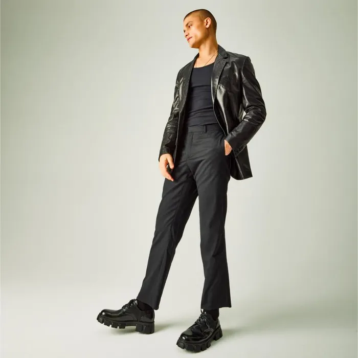 Steve Madden Cesare Black Leather Mens Dress Steve Madden Cesare Black Leather Mens Dress