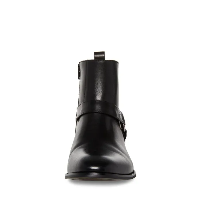 Steve Madden Dash Black Leather Mens Boots Steve Madden Dash Black Leather Mens Boots