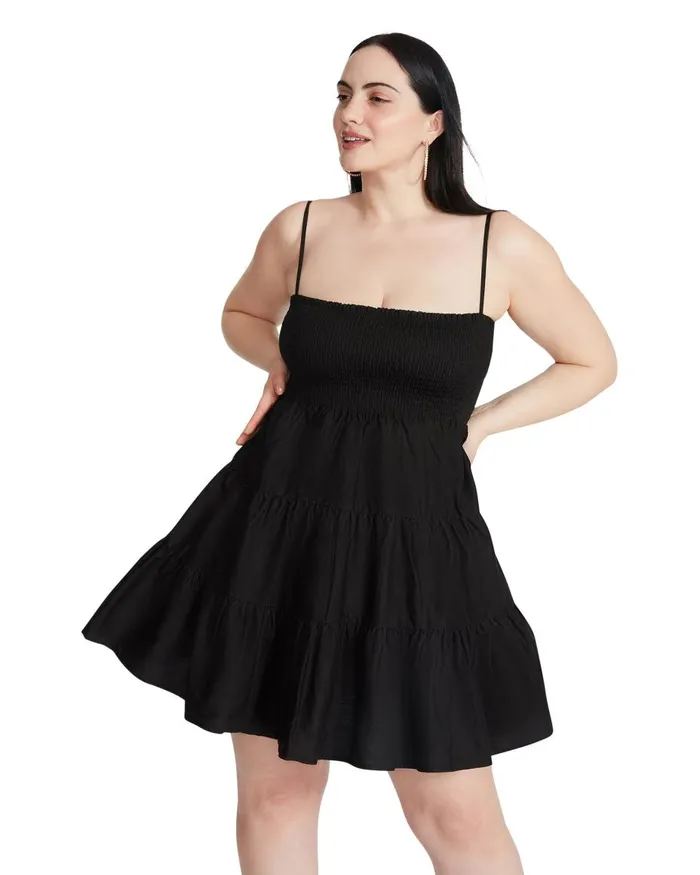Steve Madden Dream About Me Dress Black Womens Dresses