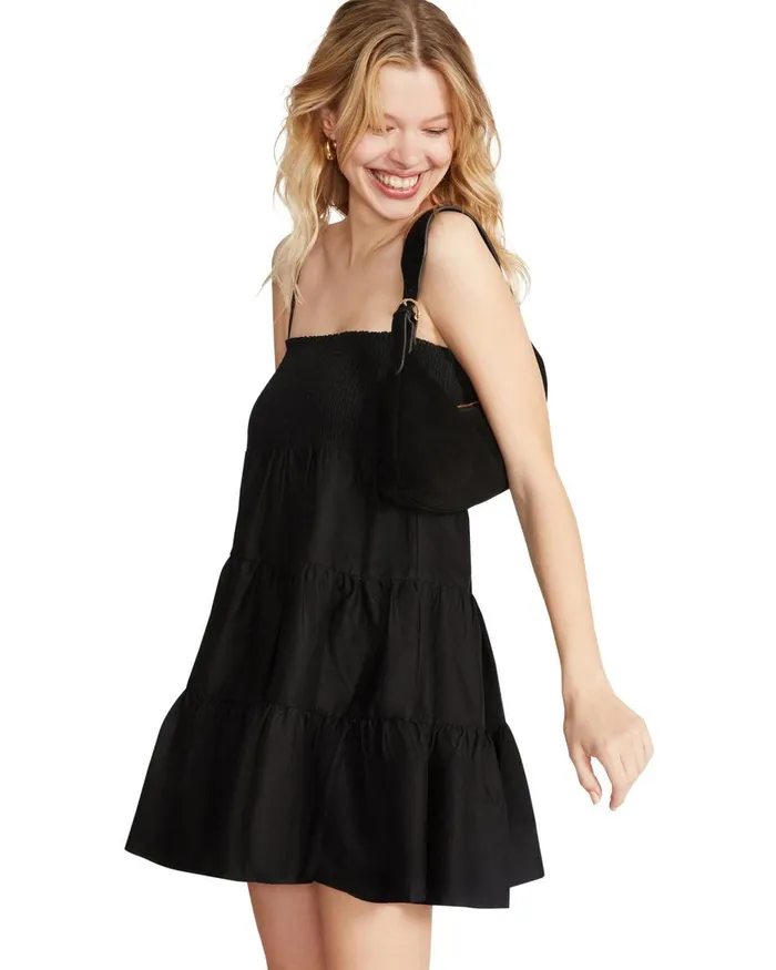 Steve Madden Dream About Me Dress Black Womens Dresses