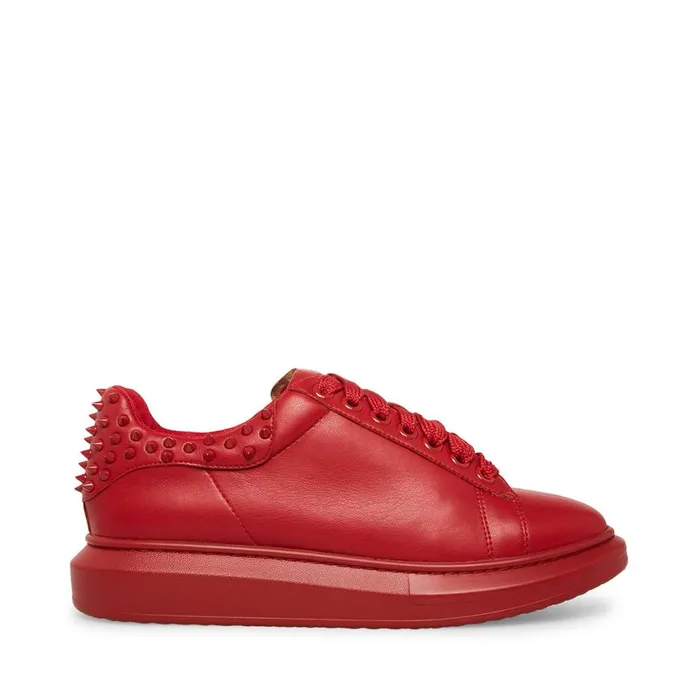 Steve Madden Frosting Red Mens Sneakers