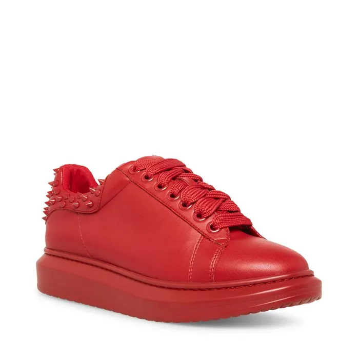Steve Madden Frosting Red Mens Sneakers
