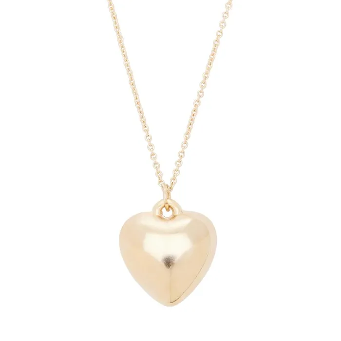 Steve Madden Heart Pendant Necklace Gold Womens Jewelry Steve Madden Heart Pendant Necklace Gold Womens Jewelry
