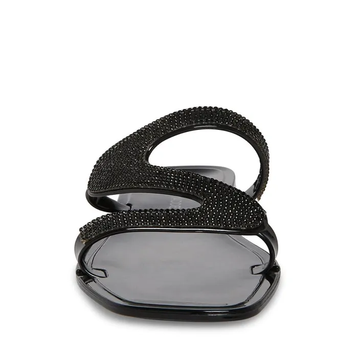 Steve Madden Inspire Black Womens Sandals