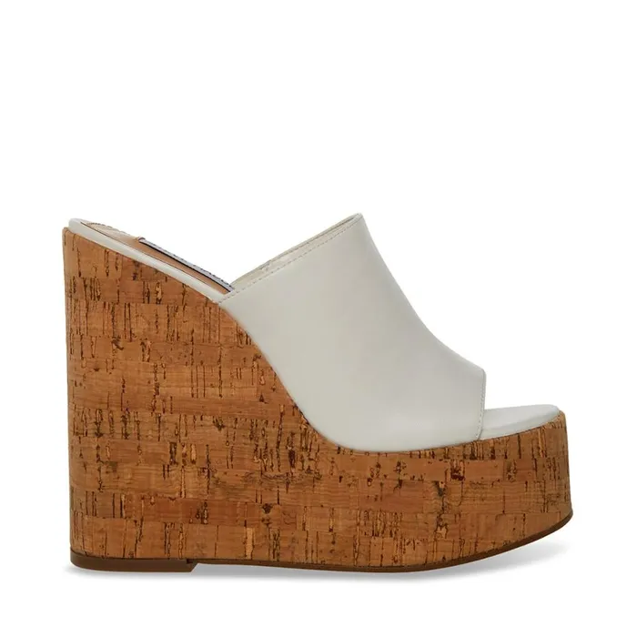 Steve Madden Joanne White Womens Sandals