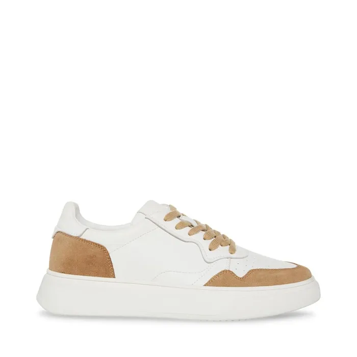Steve Madden Jorgee Tan Suede Mens Sneakers