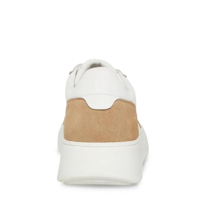 Steve Madden Jorgee Tan Suede Mens Sneakers