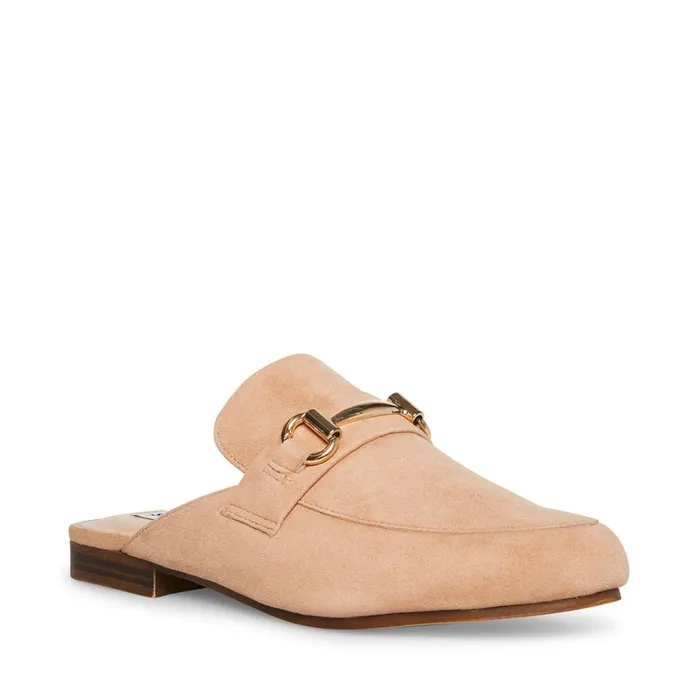 Steve Madden Kandi Camel Suede Womens Loafers and Flats