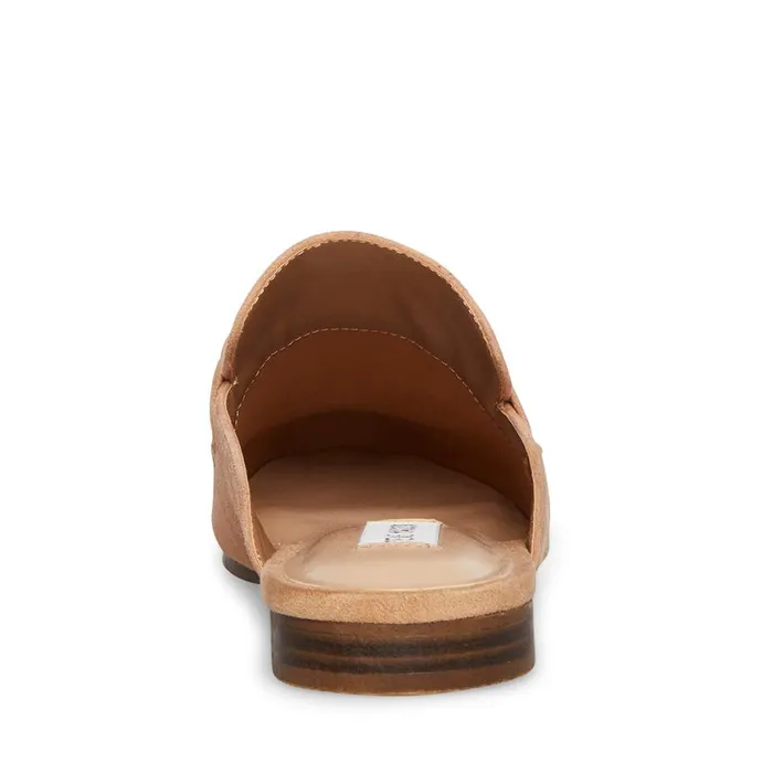 Steve Madden Kandi Camel Suede Womens Loafers and Flats