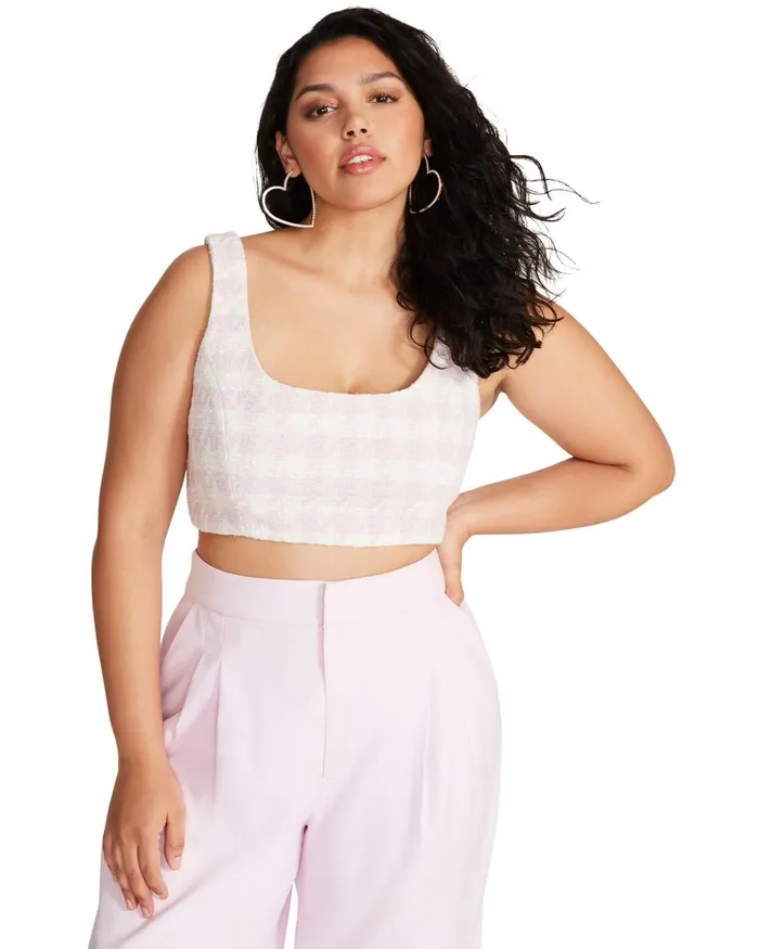 Steve Madden Layla Top Pink Womens Tops and Shirts