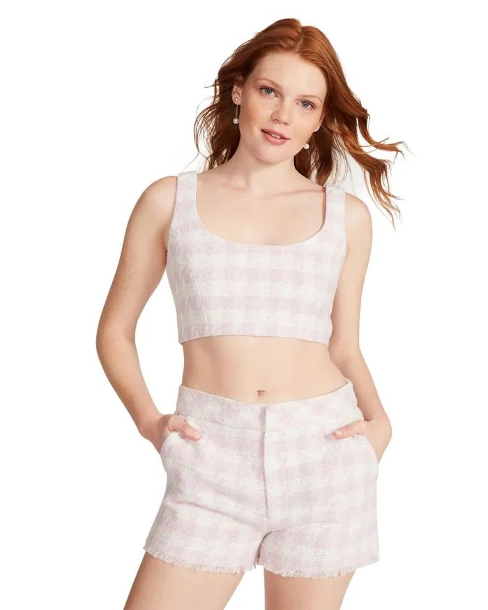 Steve Madden Layla Top Pink Womens Tops and Shirts