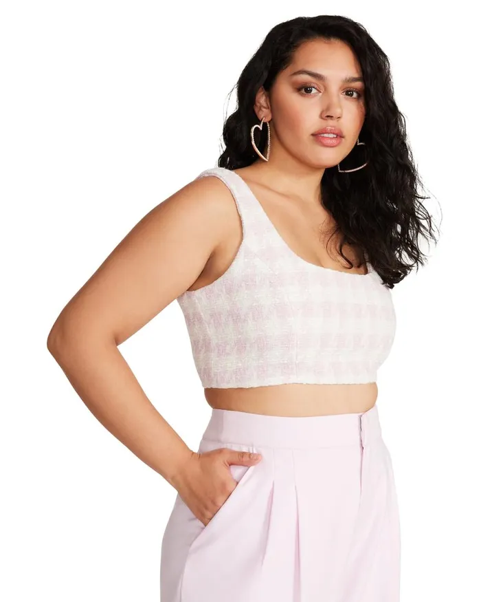 Steve Madden Layla Top Pink Womens Tops and Shirts