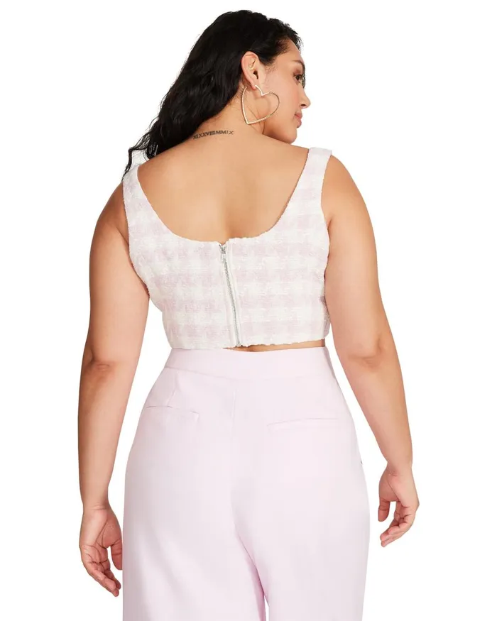 Steve Madden Layla Top Pink Womens Tops and Shirts