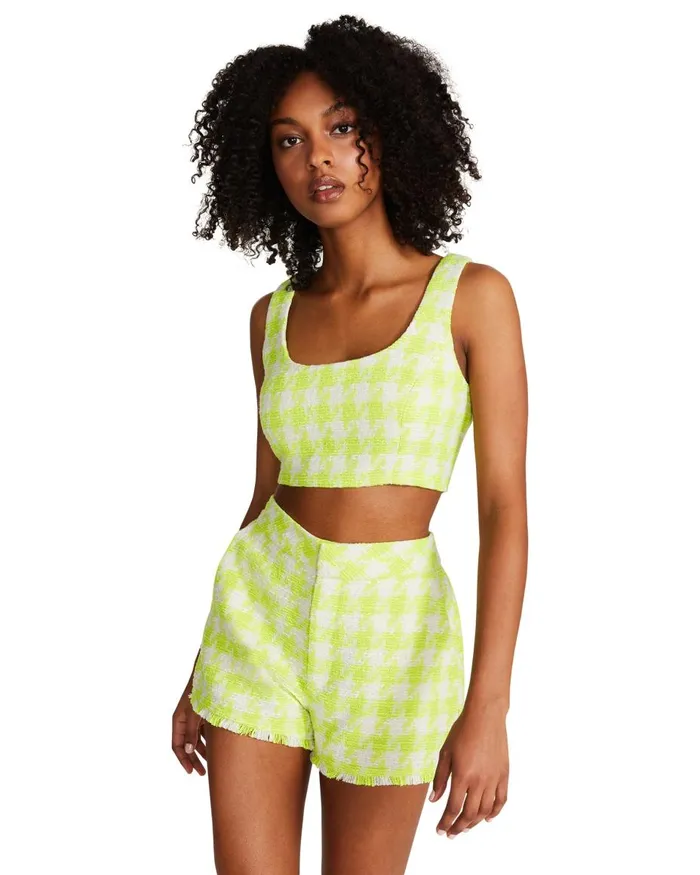 Steve Madden Lia Short Lime Womens Bottoms