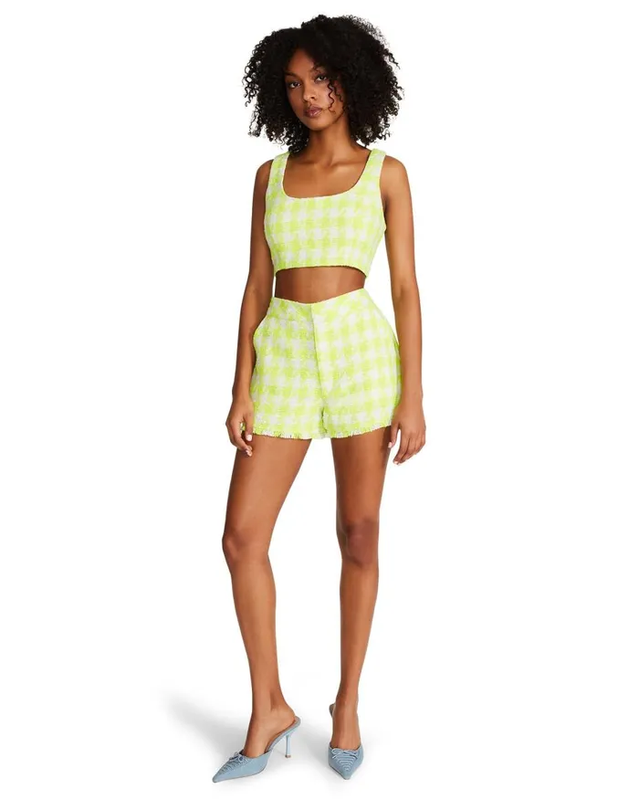 Steve Madden Lia Short Lime Womens Bottoms