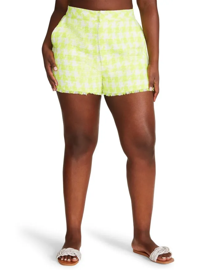 Steve Madden Lia Short Lime Womens Bottoms