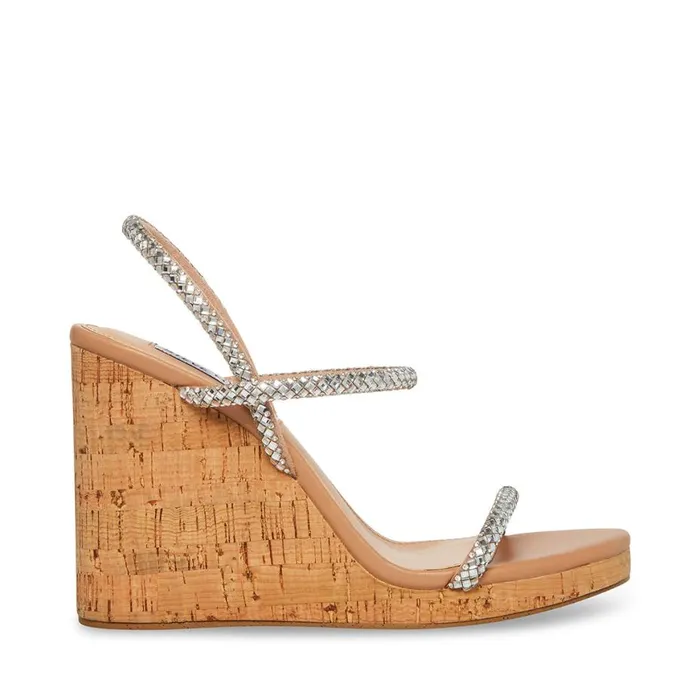 Steve Madden Morgan Rhinestones Womens Sandals