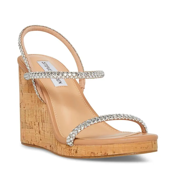 Steve Madden Morgan Rhinestones Womens Sandals