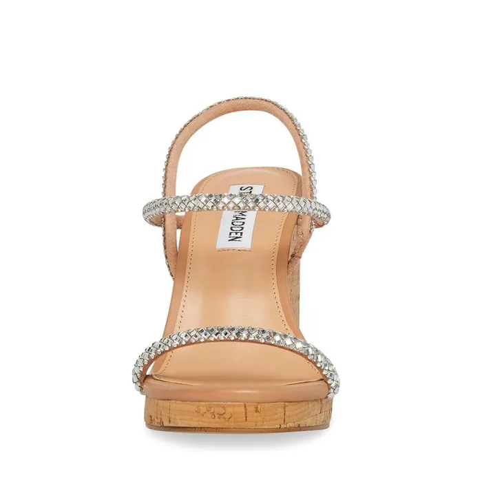 Steve Madden Morgan Rhinestones Womens Sandals