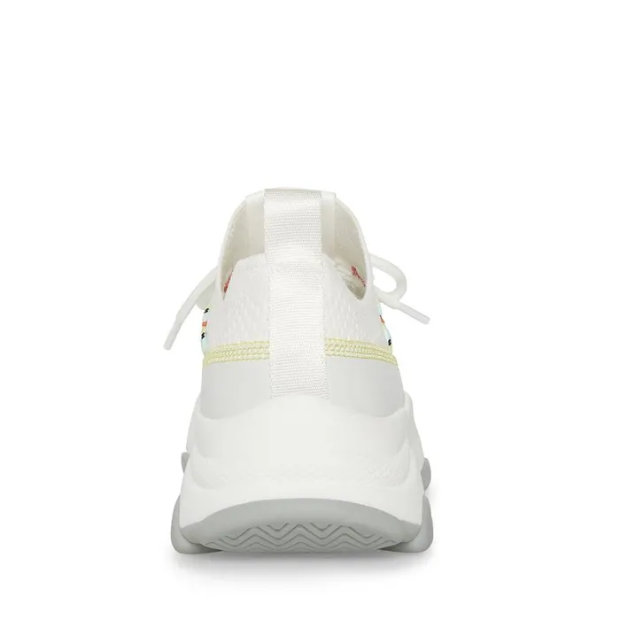 Steve Madden Motive White Multi Womens Sneakers