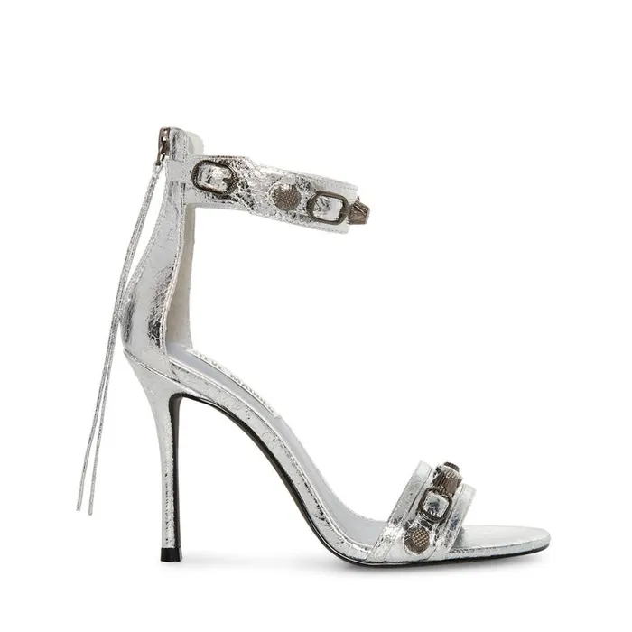 Steve Madden Precious Silver Womens Heels