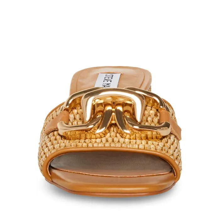 Steve Madden Santana Raffia Womens Heels