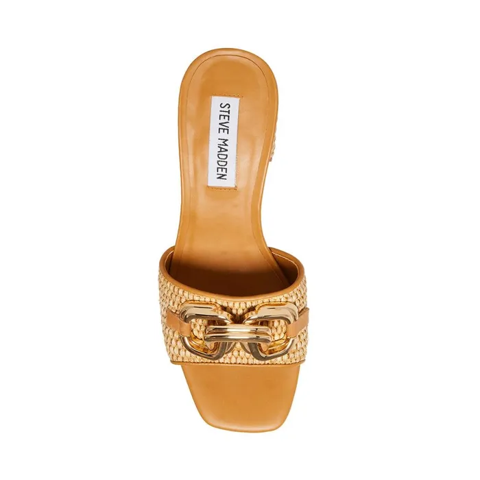 Steve Madden Santana Raffia Womens Heels