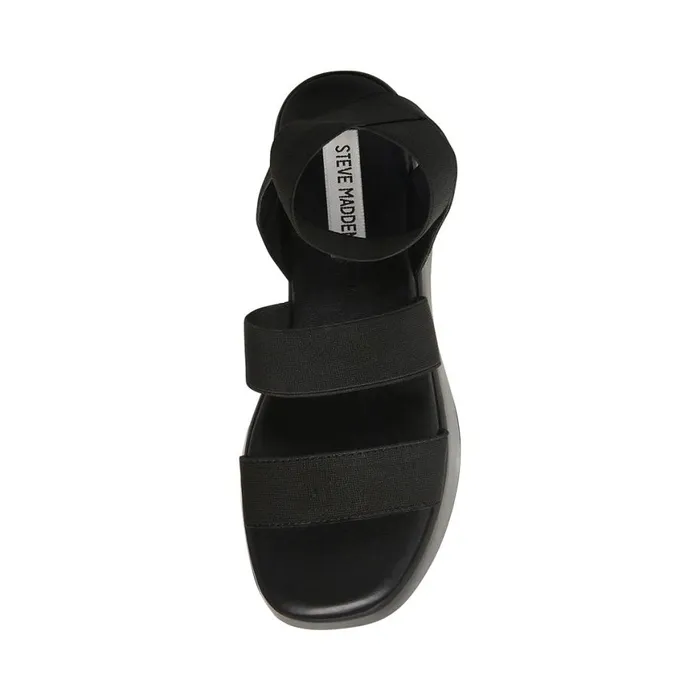 Steve Madden Sashes Black Womens Sandals