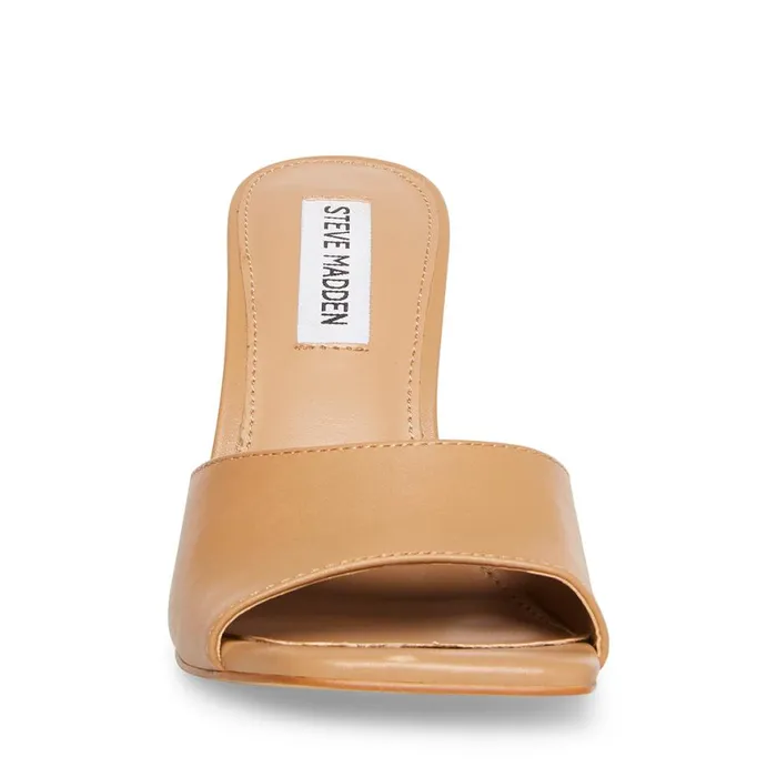 Steve Madden Signal Tan Leather Womens Heels