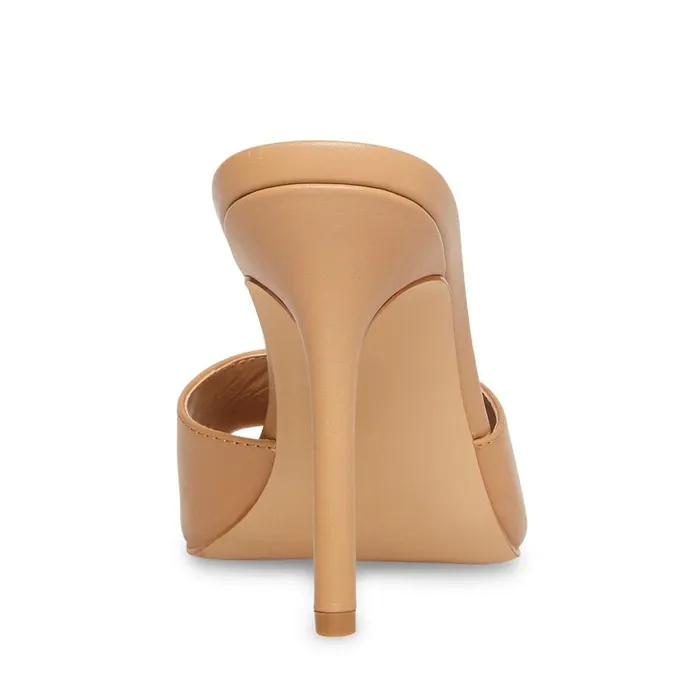 Steve Madden Signal Tan Leather Womens Heels